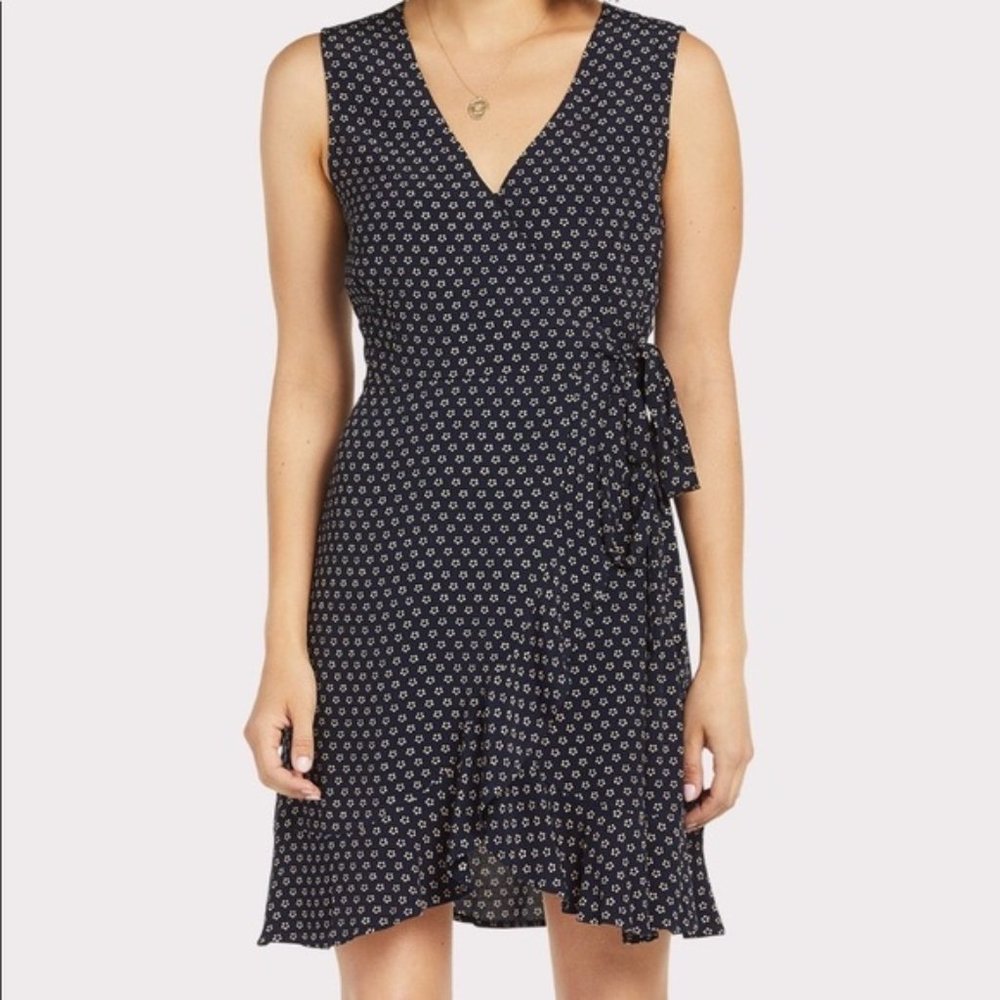 Sanctuary Sassy Sleeveless Wrap Dress Size L